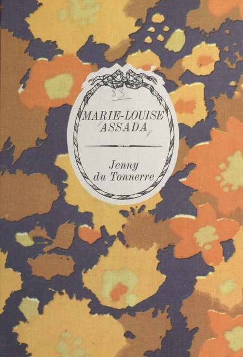 ebook cover of Jenny du Tonnerre, by Marie-Louise Assada