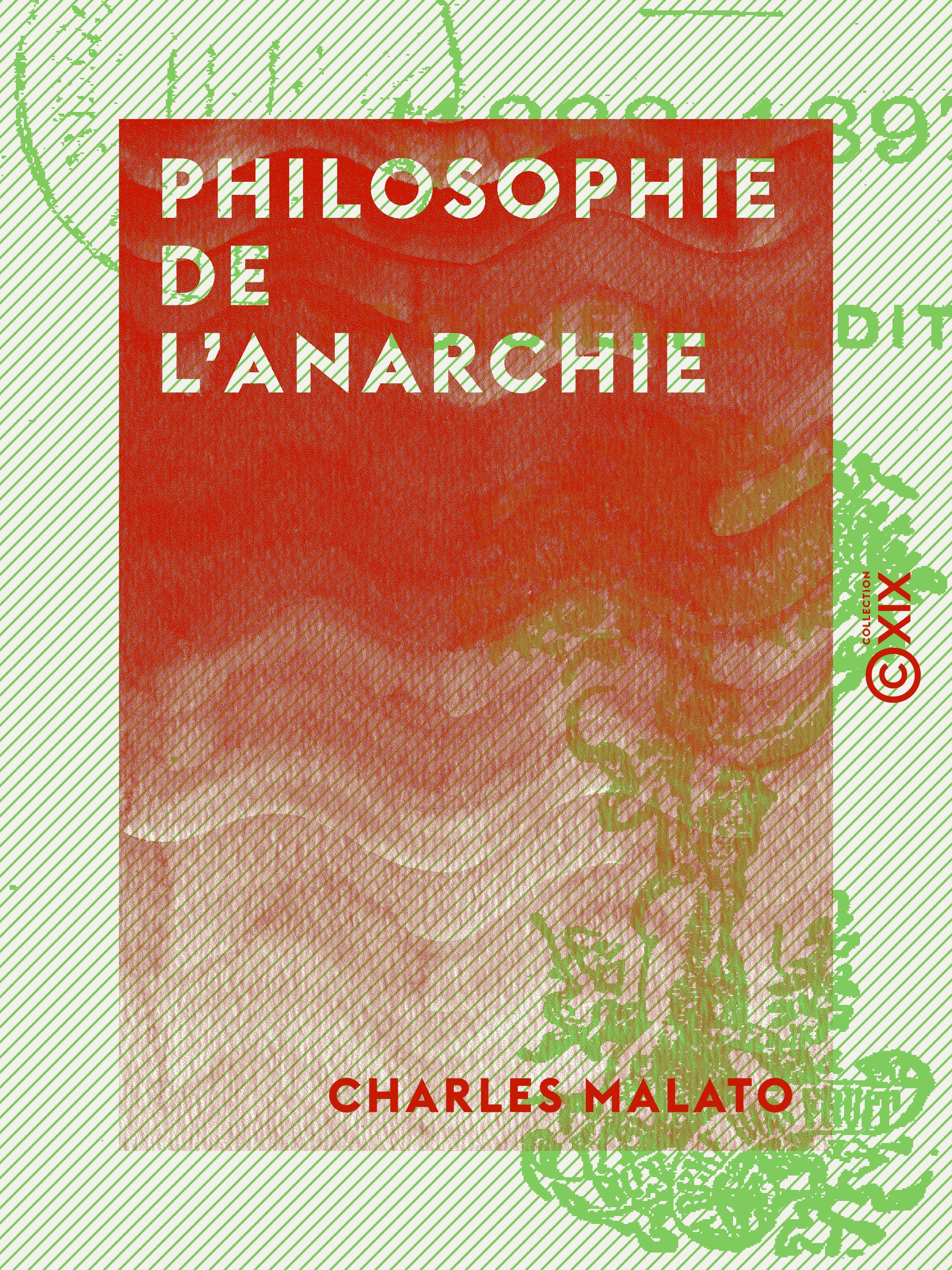 Couverture ebook de Philosophie de l'anarchie, de Charles Malato