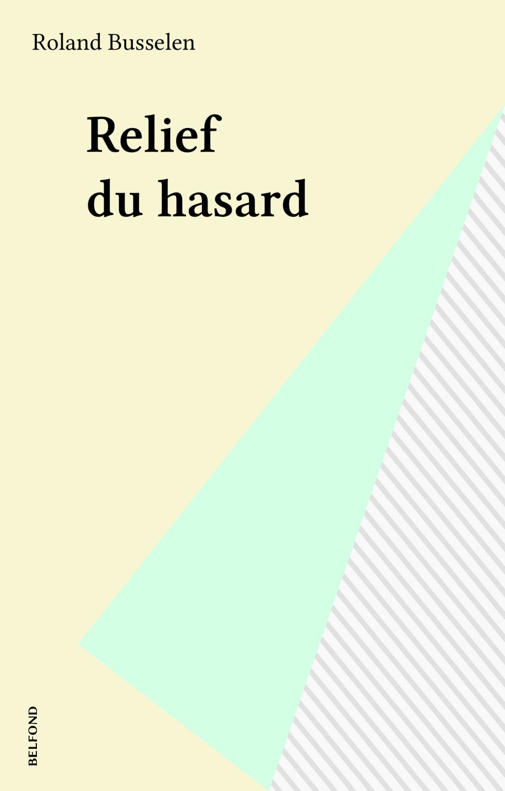 Couverture ebook de Relief du hasard, de Busselen/Roland