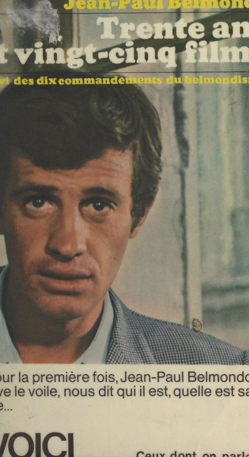 Couverture ebook de Trente ans et vingt-cinq films, de Jean-Paul Belmondo