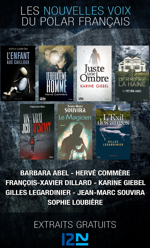Couverture ebook de Les nouvelles voix du polar français, de Collectif
