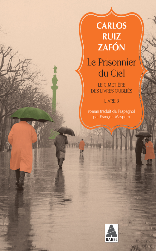 Couverture ebook de Le Prisonnier du Ciel, de Carlos Ruiz Zafón