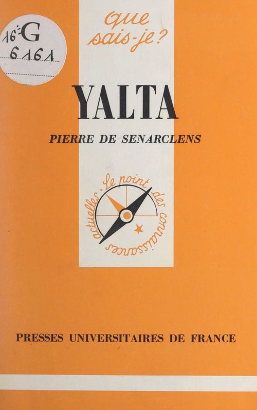 Couverture ebook de Yalta, de Pierre de Senarclens
