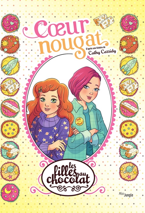 ebook cover of Les filles au chocolat - Tome 14 - Coeur Nougat, by Cathy Cassidy
