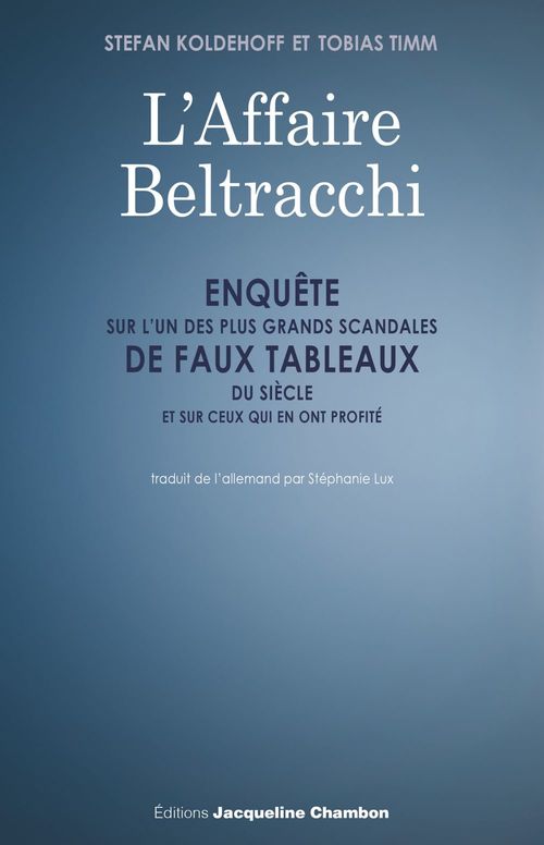 ebook cover of L'Affaire Beltracchi, by Stefan Koldehoff, Tobias Timm