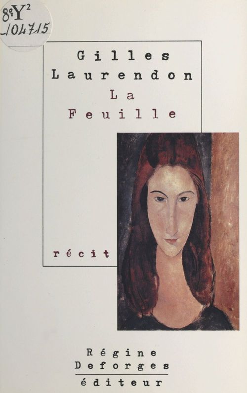 Couverture ebook de La feuille, de Gilles Laurendon
