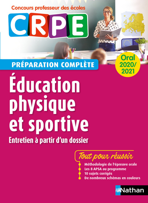Couverture ebook de Education physique et sportive - Oral 2020 - Préparation complète (CRPE) - (EFL3) - 2020, de Alain Saint-jalmes