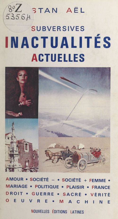 Couverture ebook de Subversives inactualités actuelles, de Stan Ael