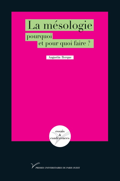 ebook cover of La mésologie, by Augustin Berque