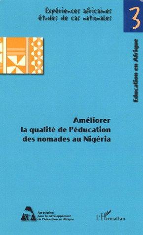 Couverture ebook de Améliorer la qualité de l'éducation des nomades au Nigéria, de Elumeze Pius