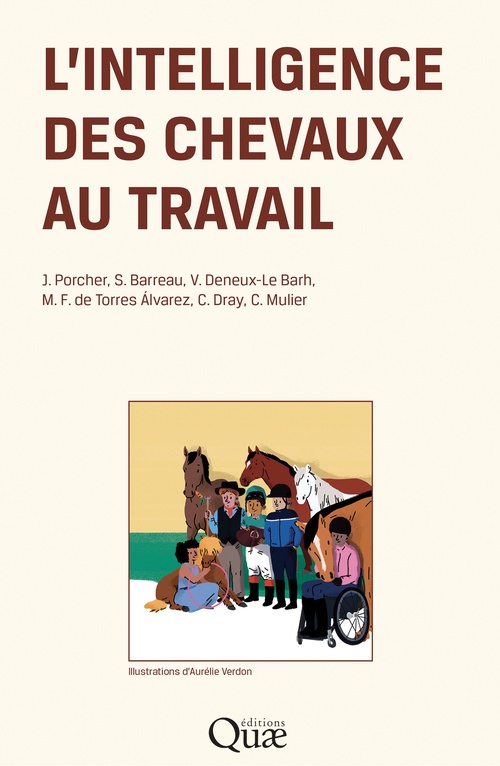 Couverture ebook de L´intelligence des chevaux au travail, de Sophie Barreau, Varina Deneux-Le Barh, Charlène Dray, Jocelyne Porcher, Maria Fernanda de Torres Álvarez