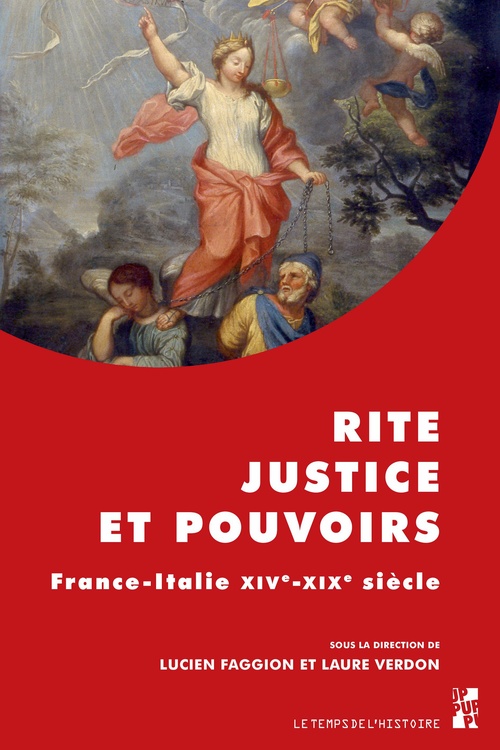Couverture ebook de Rite, justice et pouvoirs, de Laure Verdon, Faggion