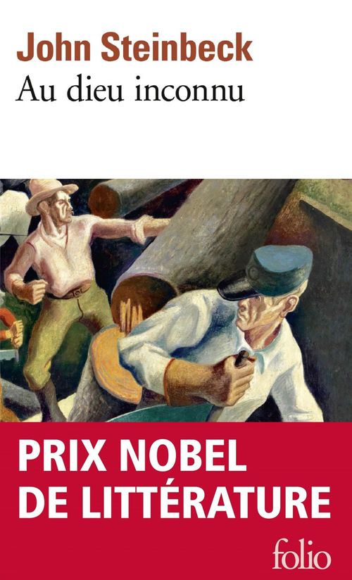 ebook cover of Au dieu inconnu, by John Steinbeck