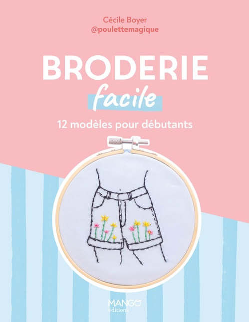 Couverture ebook de Broderie facile, de Poulette Magique