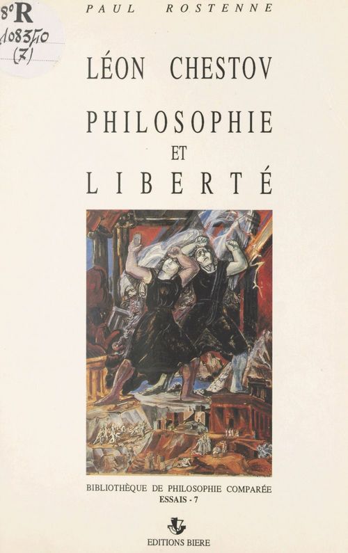 Couverture ebook de Léon Chestov : philosophie et liberté, de Paul Rostenne