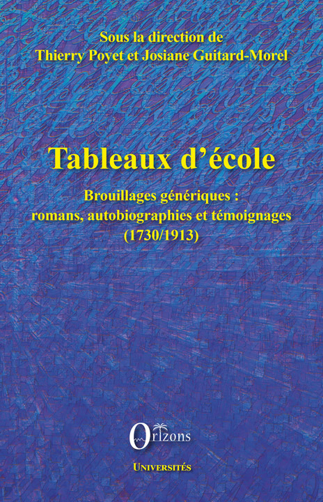 ebook cover of Tableaux d'école, by Josiane Guitard-Morel, Thierry Poyet