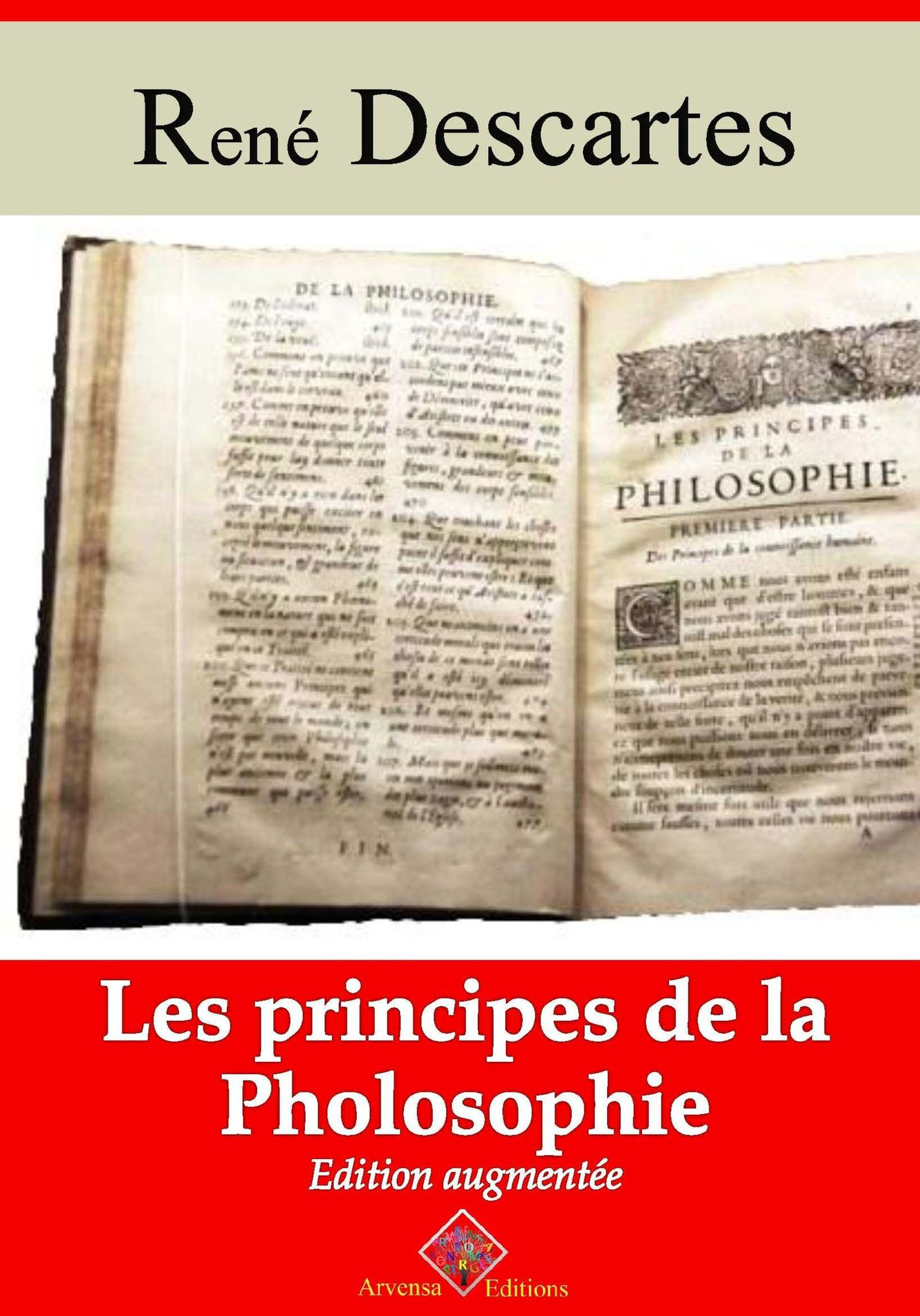 ebook cover of Les Principes de la philosophie - suivi d'annexes, by Rene Descartes