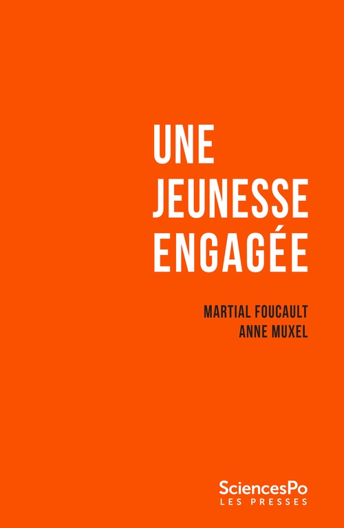 ebook cover of Une jeunesse engagée, by Martial Foucault, Anne Muxel