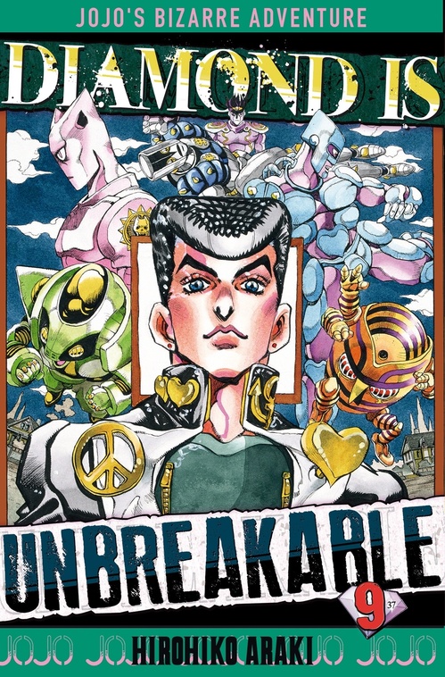 ebook cover of Jojo's - Diamond is unbreakable T09, by Hirohiko Araki