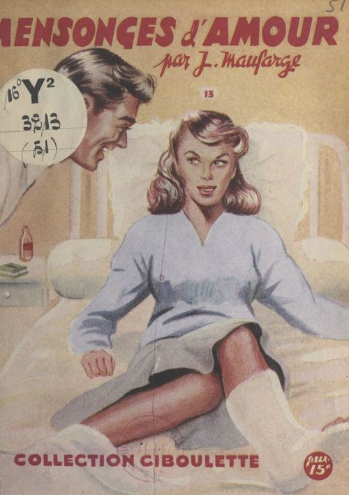 Couverture ebook de Mensonges d'amour, de Jean Maufarge