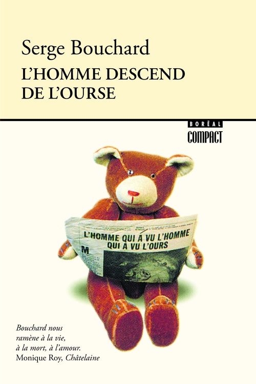 Couverture ebook de L' homme descend de l'ourse, de Serge Bouchard