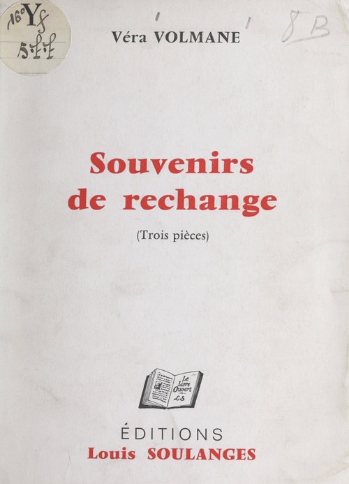 Couverture ebook de Souvenirs de rechange, de Vera Volmane