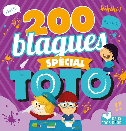 Couverture ebook de 200 blagues pour rire - spécial Toto, de Collectif
