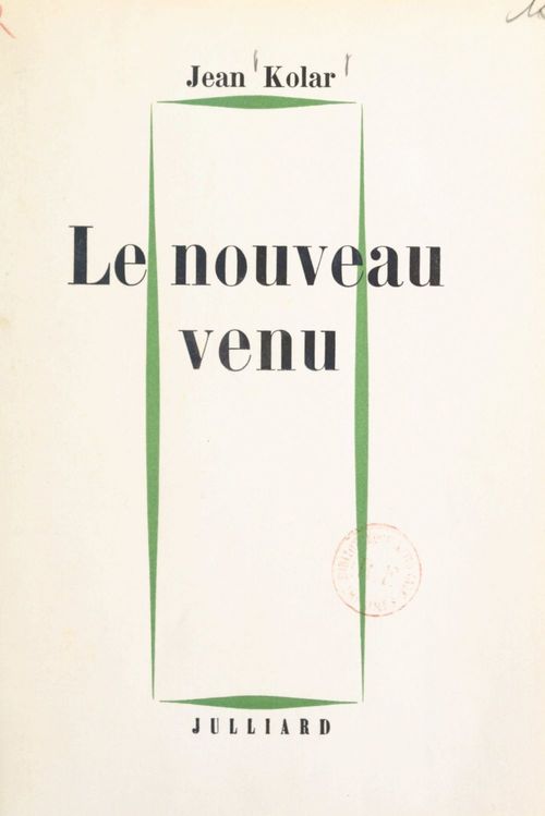 Couverture ebook de Le nouveau venu, de Jean Kolar