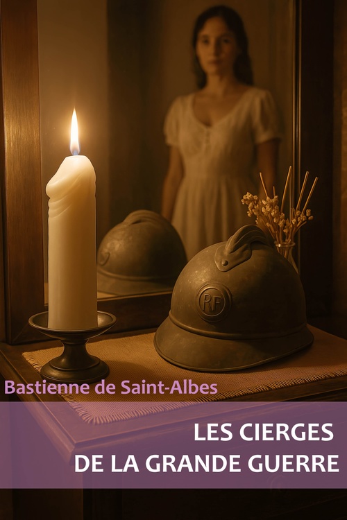 ebook cover of Les Cierges de la Grande Guerre, by Bastienne De Saint Albes