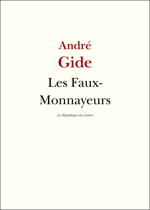 Couverture ebook de Les Faux-Monnayeurs, de André Gide