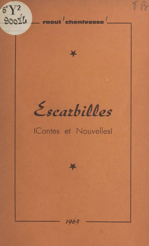 Couverture ebook de Escarbilles, de Raoul Chenivesse