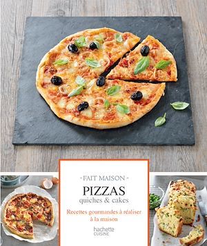 Couverture ebook de Pizzas, quiches et cakes, de Emilie Perrin