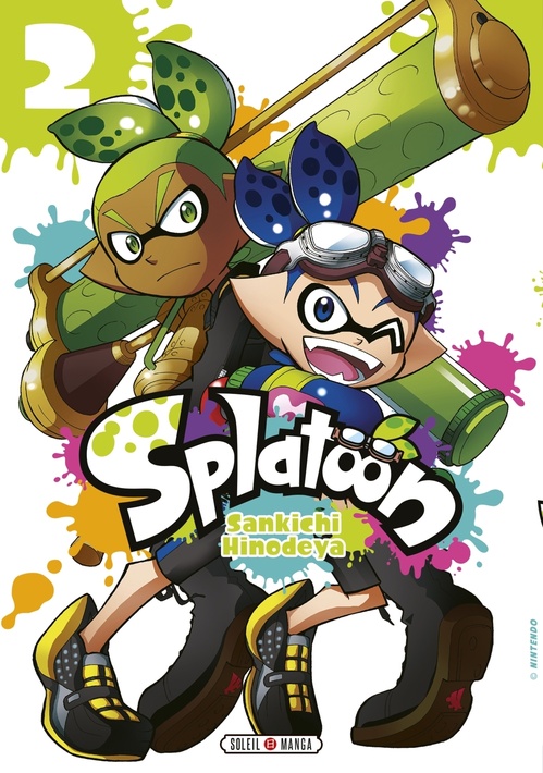 ebook cover of Splatoon T02, by Nintendo, Sankichi Hinodeya
