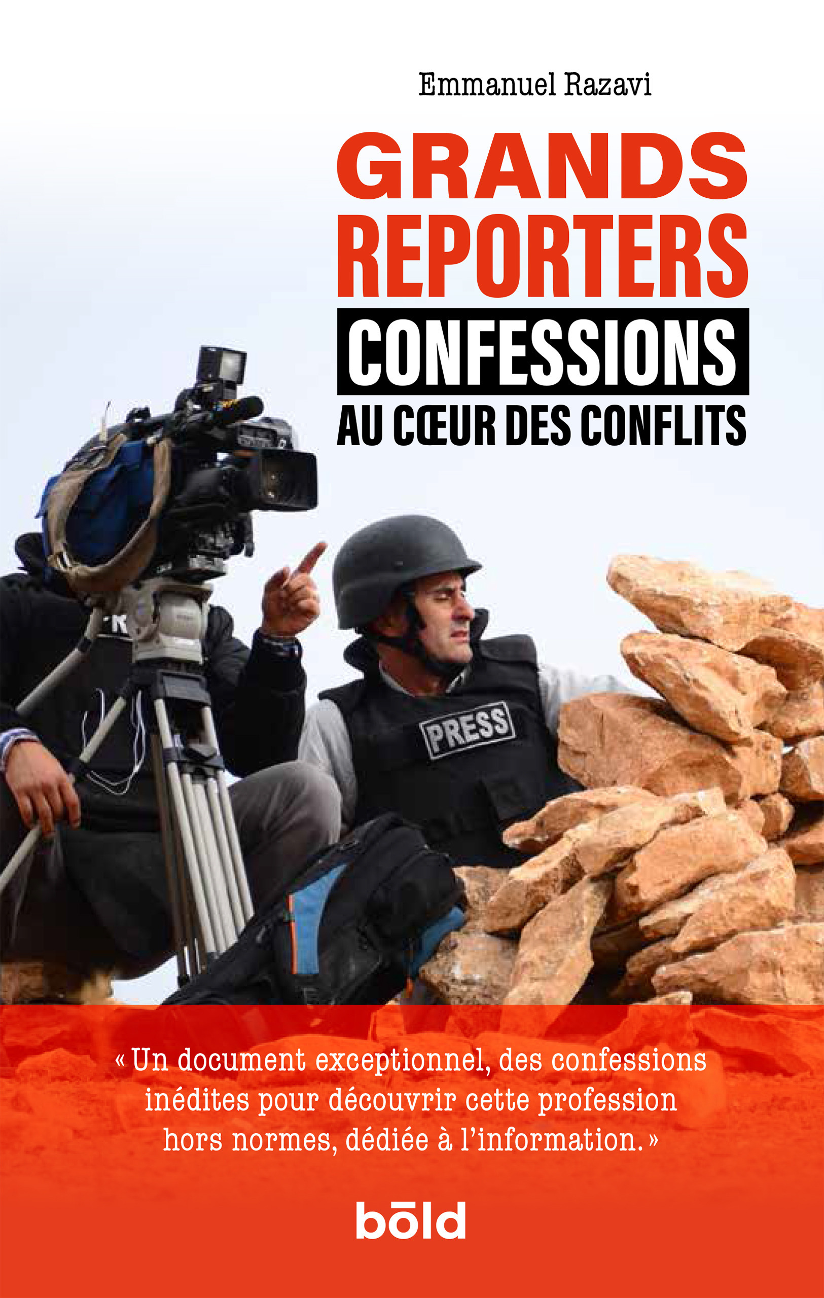 ebook cover of Grands reporters, by Emmanuel Razavi