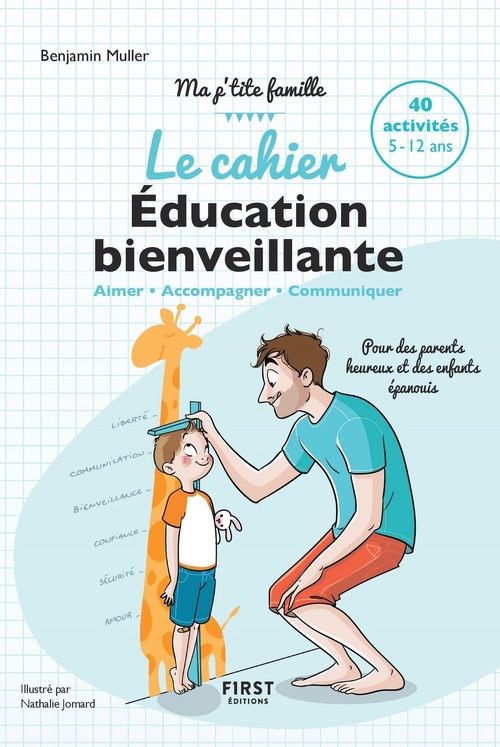ebook cover of Le cahier d'éducation bienveillante, by Benjamin Muller, Nathalie Jomard