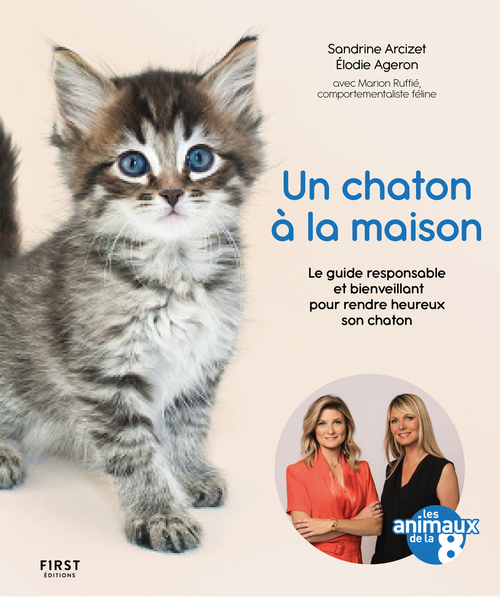 ebook cover of Un chaton à la maison - Animaux de la 8, by Sandrine Arcizet, Elodie Ageron, Marion Ruffié