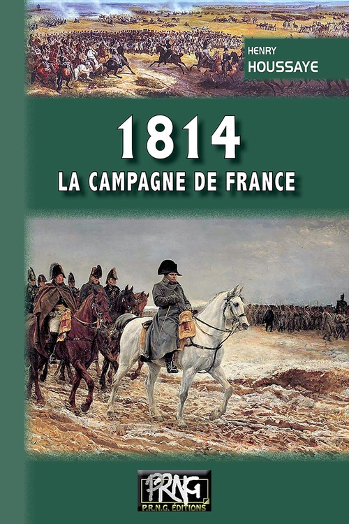 ebook cover of 1814, la campagne de France, by Henry Houssaye