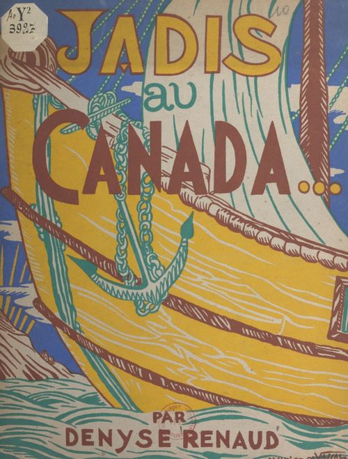 ebook cover of Jadis au Canada..., by Denyse Renaud