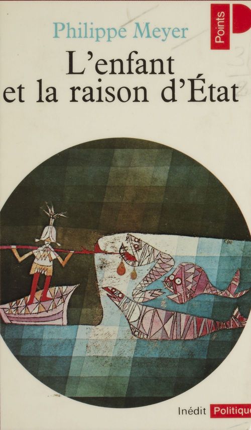 Couverture ebook de L'Enfant et la raison d'État, de Meyer Philippe