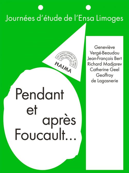 ebook cover of Pendant et après Foucault, by Catherine Geel, Genevieve Verge-Beaudou, Geoffroy De Lagasnerie
