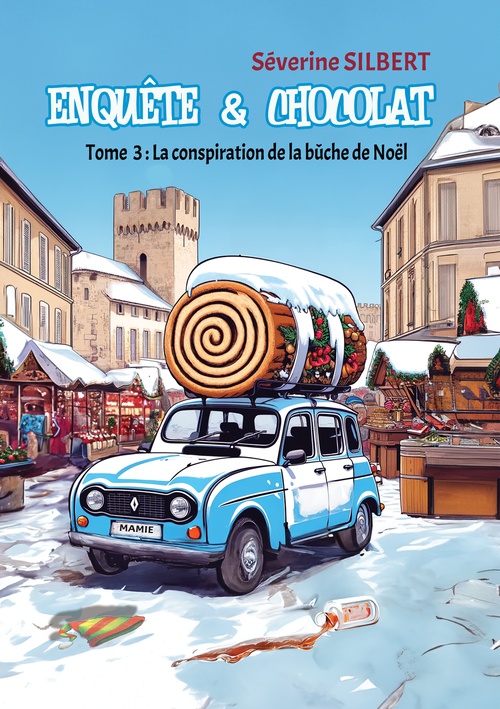 Couverture ebook de Enquête et chocolat, de Séverine SILBERT