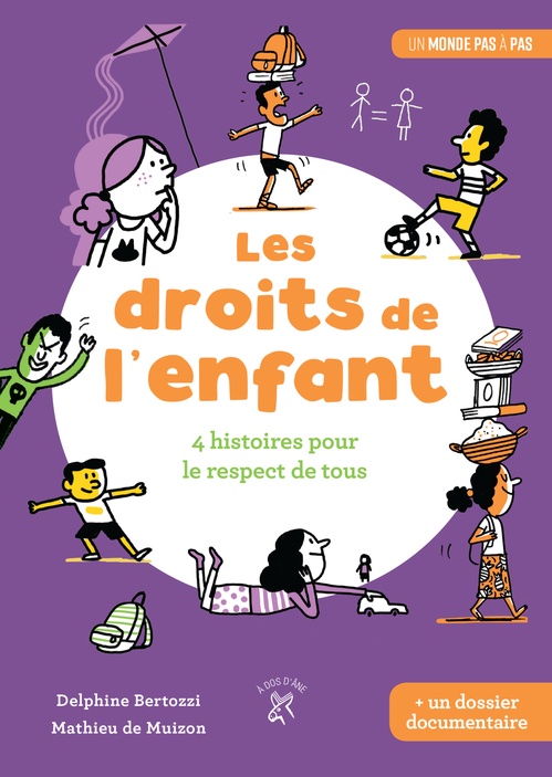 ebook cover of Les droits de l'enfant : 4 histoires pour le respect de tous, by Delphine Bertozzi, Mathieu de Muizon