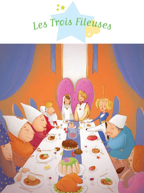 ebook cover of Les Trois Fileuses, by Ghislaine Biondi, Sabine Cazassus