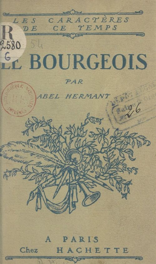 ebook cover of Le bourgeois, by Abel Hermant