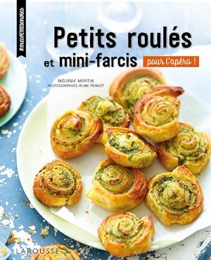 Couverture ebook de Petits roulés et mini-farcis, de Mélanie Martin