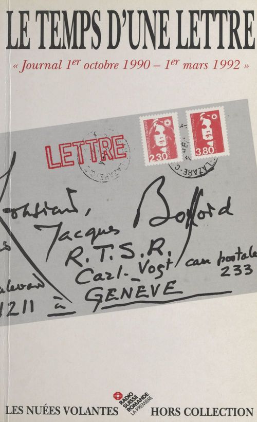 Couverture ebook de Le Temps d'une lettre : journal du 1er octobre 1990 au 1er mars 1992, de Jacques Bofford
