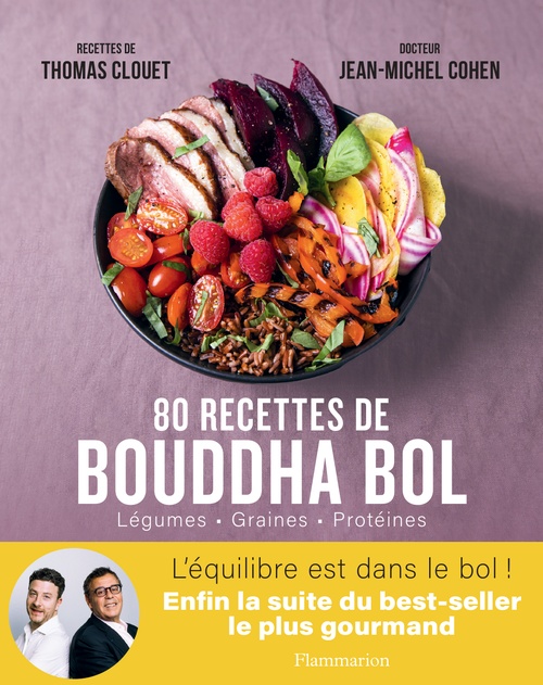 ebook cover of 80 recettes de Bouddha bol, by Thomas Clouet, Jean-Michel Cohen