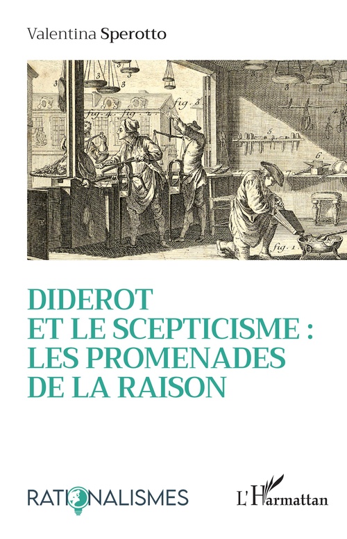 Couverture ebook de Diderot et le scepticisme : les promenades de la raison, de Valentina Sperotto