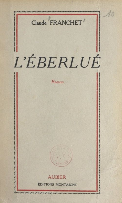 Couverture ebook de L'éberlué, de Claude Franchet
