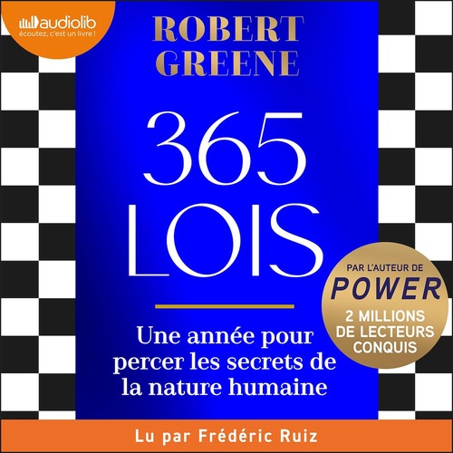 Couverture audiobook de 365 Lois, de Robert Greene